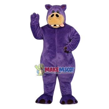 Lovely Herbie the Purple Hippopotamus Lightweight Mascot Costume Lovely Herbie the Purple Hippopotamus Lightweight Mascot Costume