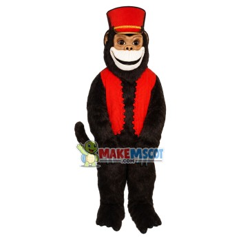 Organ Grinder Monkey Mascot Costume Organ Grinder Monkey Mascot Costume