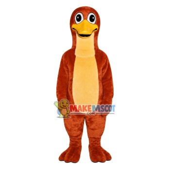 Orange Platypus Mascot Costume