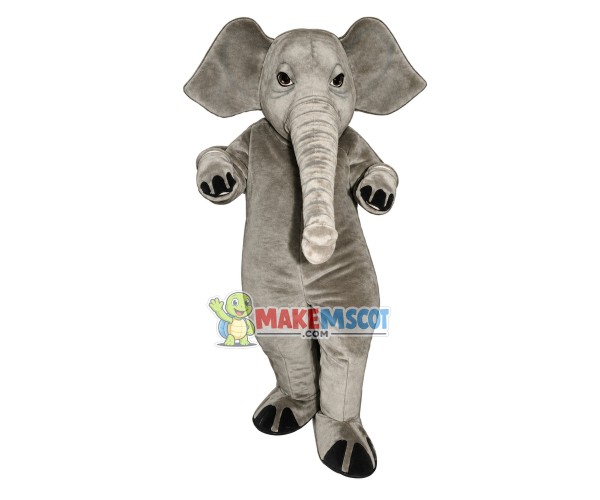 Realistic Little Elephant Lightweight Mascot Costume Realistic Little Elephant Lightweight Mascot Costume