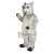 Grey Rhinoceros Lightweight Mascot Costume