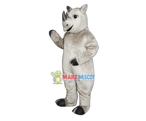 Grey Rhinoceros Lightweight Mascot Costume