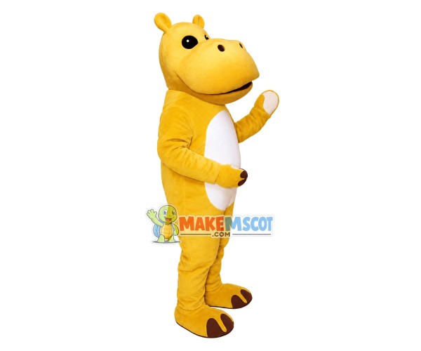 Rational Tasha the Yellow Hippopotamus Lightweight Mascot Costume Rational Tasha the Yellow Hippopotamus Lightweight Mascot Costume