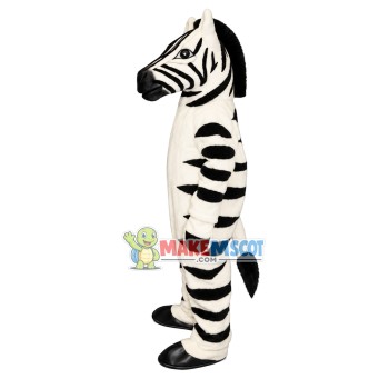 Realistic Zebra Mascot Costume