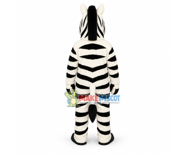 Realistic Zebra Mascot Costume Realistic Zebra Mascot Costume