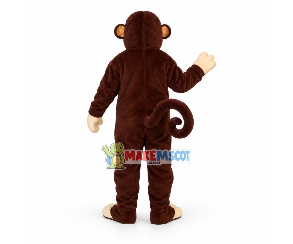Adult Cartoon Brown Monkey Mascot Costume Adult Cartoon Brown Monkey Mascot Costume