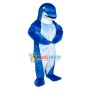Cartoon Blue Barracuda Mascot Costume
