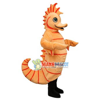 Cartoon Great Seahorse Mascot Costume