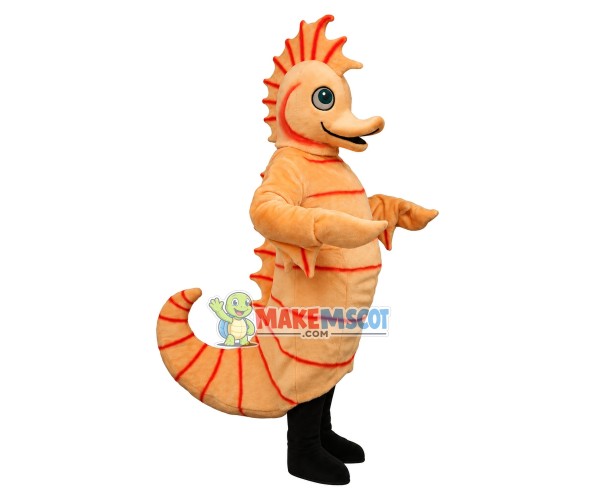 Cartoon Great Seahorse Mascot Costume