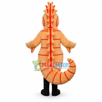 Cartoon Great Seahorse Mascot Costume Cartoon Great Seahorse Mascot Costume