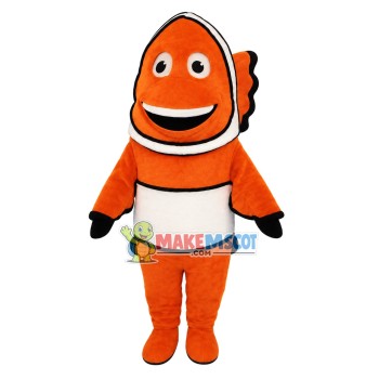 Curious Nemo the Clownfish Mascot Costume Curious Nemo the Clownfish Mascot Costume