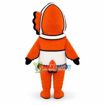 Curious Nemo the Clownfish Mascot Costume Curious Nemo the Clownfish Mascot Costume