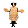 Professional Beige Crayfish Mascot Costume