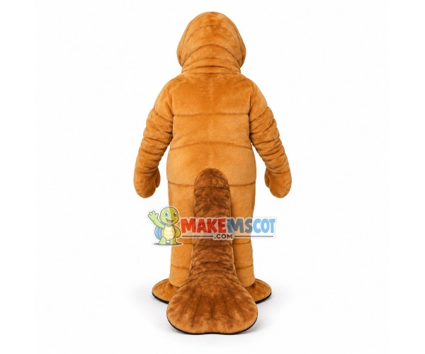 Professional Realistic Manatee Mascot Costume Professional Realistic Manatee Mascot Costume