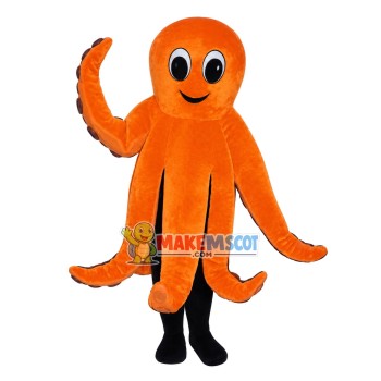 Adult Size Cartoon Orange Octopus Mascot Costume Adult Size Cartoon Orange Octopus Mascot Costume