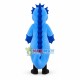 Blue Seahorse Mascot Costume Blue Seahorse Mascot Costume