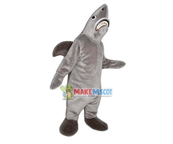 Fine Teeth Shark Mascot Costume