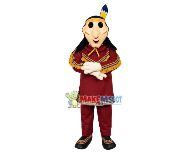 Native American Brave Mascot Costume Native American Brave Mascot Costume