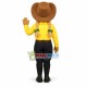 Optimistic Cowgirl Mascot Costume Optimistic Cowgirl Mascot Costume