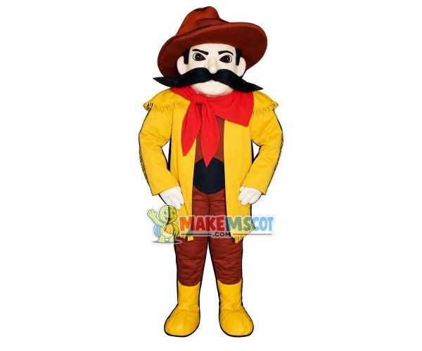 Frontiersman Mascot Costume Frontiersman Mascot Costume