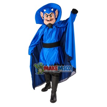 Vintage Style Blue Devil Mascot Costume Vintage Style Blue Devil Mascot Costume