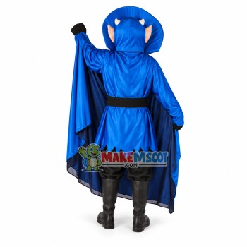 Vintage Style Blue Devil Mascot Costume Vintage Style Blue Devil Mascot Costume