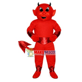Red Devil Mascot Costume For Adult