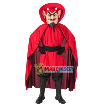 Vintage Style Red Devil Mascot Costume Vintage Style Red Devil Mascot Costume