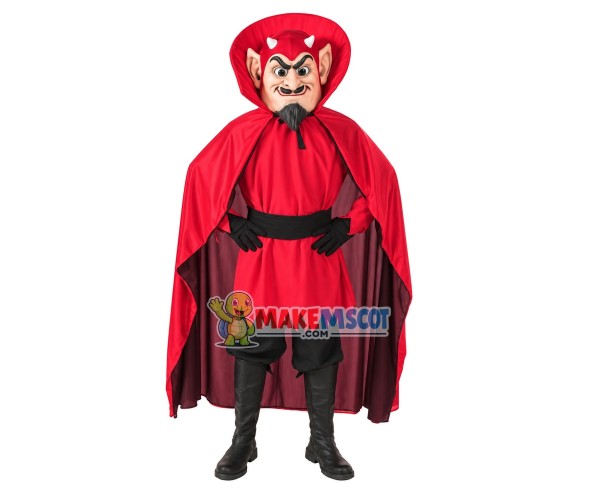 Vintage Style Red Devil Mascot Costume Vintage Style Red Devil Mascot Costume