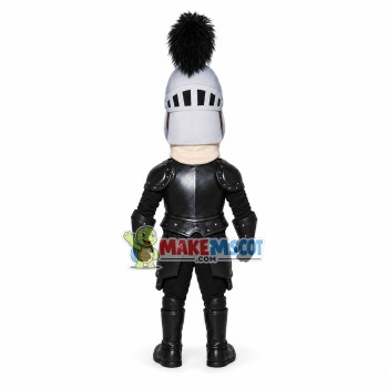 Medieval Knight With Shield Mascot Costume Medieval Knight With Shield Mascot Costume