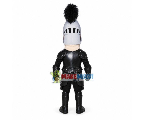 Medieval Knight With Shield Mascot Costume	