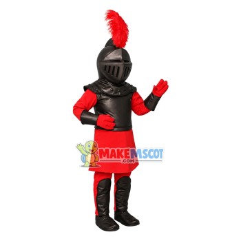 Royal Bronze Knight Mascot Costume	