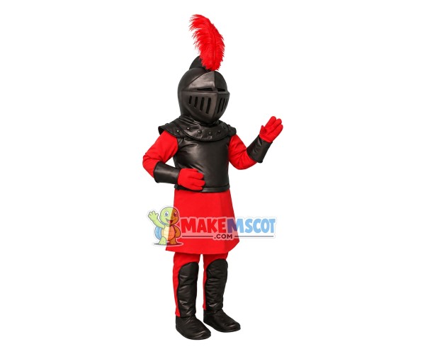Royal Bronze Knight Mascot Costume Royal Bronze Knight Mascot Costume