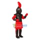 Royal Bronze Knight Mascot Costume Royal Bronze Knight Mascot Costume