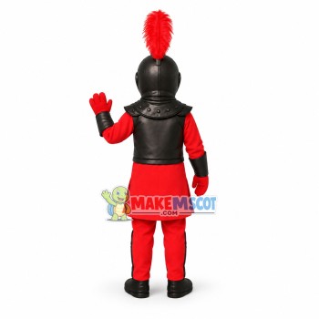 Royal Bronze Knight Mascot Costume Royal Bronze Knight Mascot Costume