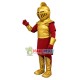 Royal Golden Knight Mascot Costume Royal Golden Knight Mascot Costume