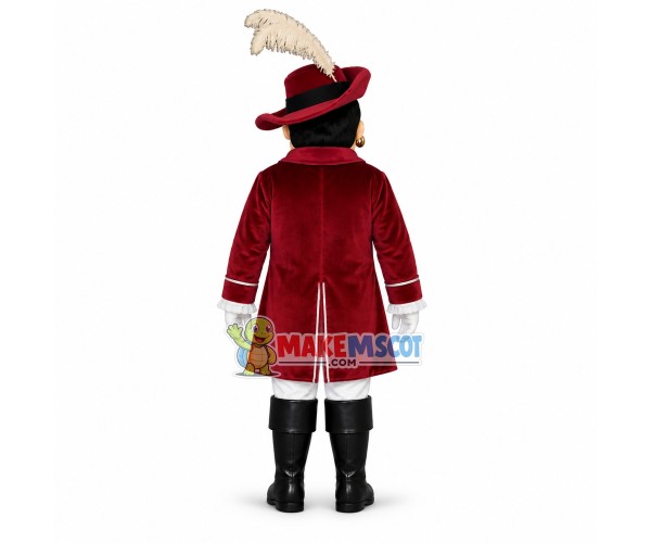 Red Cavalier Mascot Costume Red Cavalier Mascot Costume