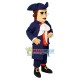 Humble Colonial Man Mascot Costume Humble Colonial Man Mascot Costume