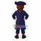 Humble Colonial Man Mascot Costume Humble Colonial Man Mascot Costume