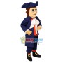 Humble Colonial Man Mascot Costume	