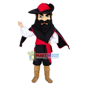 Cavalier Man Mascot Costume Cavalier Man Mascot Costume