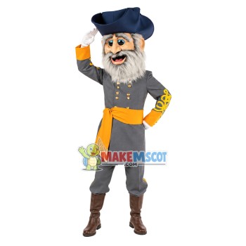 Civil War General Mascot Costume Civil War General Mascot Costume