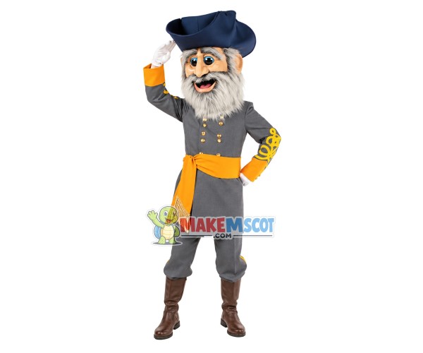 Civil War General Mascot Costume	