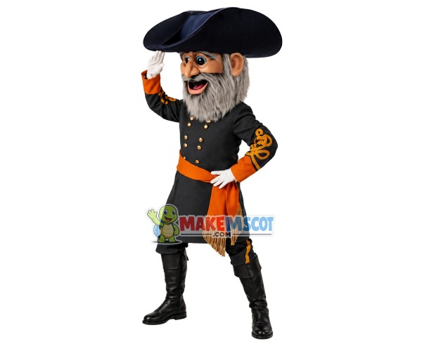 Rebel Leader Mascot Costume Rebel Leader Mascot Costume