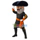Rebel Leader Mascot Costume Rebel Leader Mascot Costume