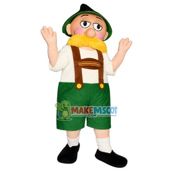 Alpine Bavarian Man Mascot Costume	