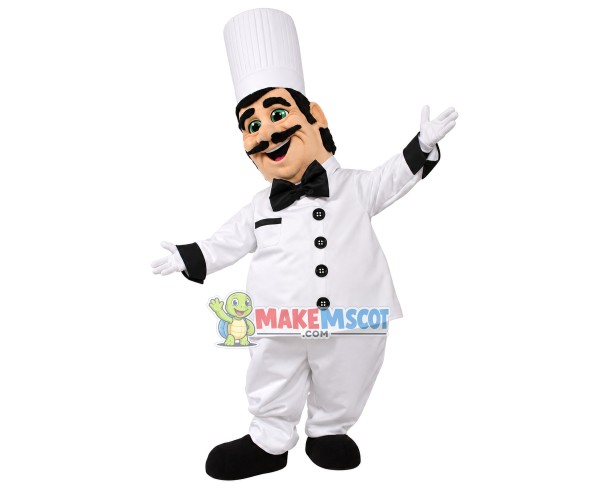Chef Pierre Mascot Costume Chef Pierre Mascot Costume