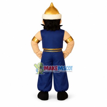 Mongolian Khan Mascot Costume Mongolian Khan Mascot Costume