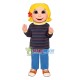 Cute Little Girl Mascot Costume	