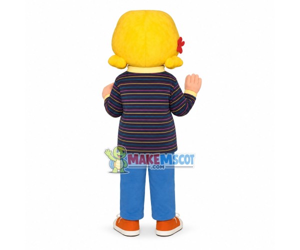 Cute Little Girl Mascot Costume	